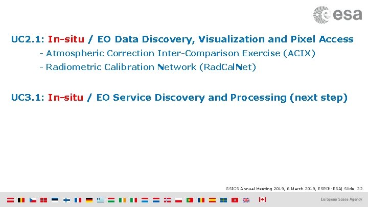 UC 2. 1: In-situ / EO Data Discovery, Visualization and Pixel Access - Atmospheric