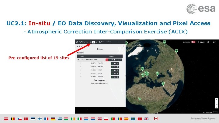 UC 2. 1: In-situ / EO Data Discovery, Visualization and Pixel Access - Atmospheric