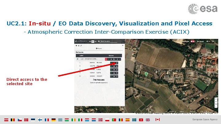 UC 2. 1: In-situ / EO Data Discovery, Visualization and Pixel Access - Atmospheric