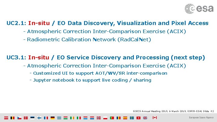 UC 2. 1: In-situ / EO Data Discovery, Visualization and Pixel Access - Atmospheric