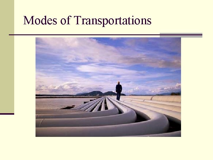 Modes of Transportations 