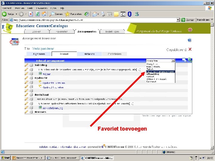 Favoriet toevoegen 