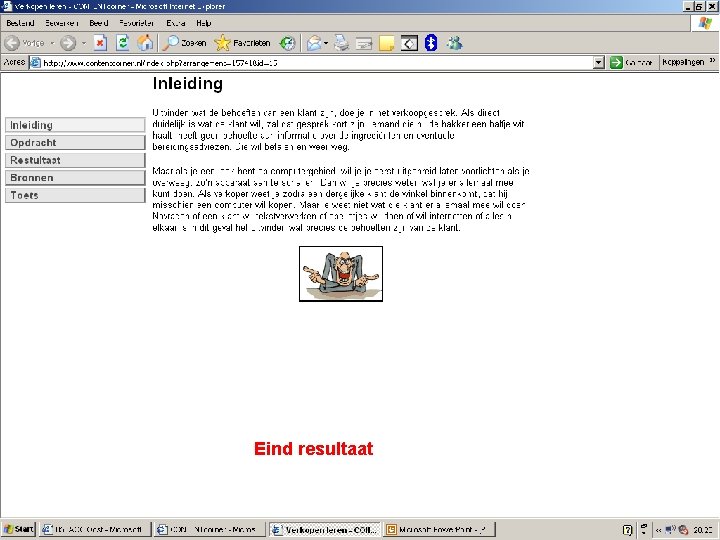 Eind resultaat 