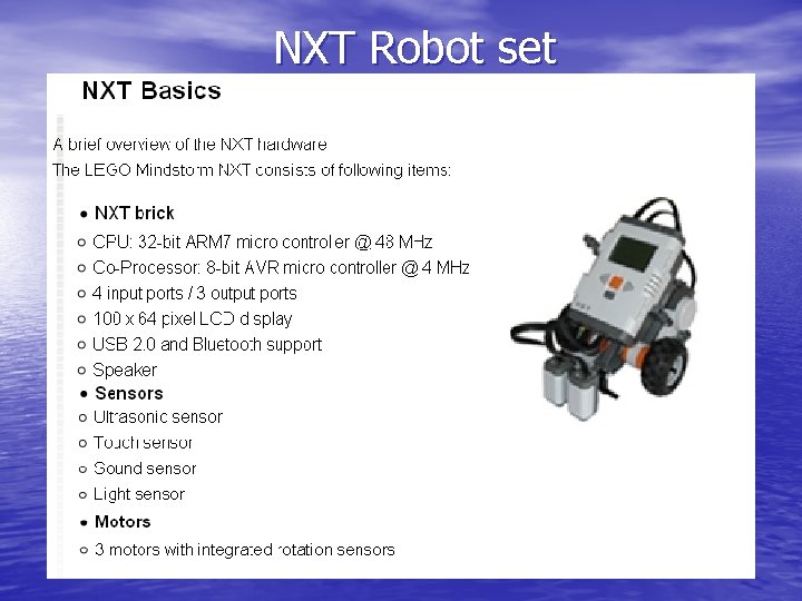  NXT Robot set 