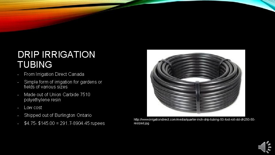 LOW COST DRIP IRRIGATION TUBING From Irrigation Direct