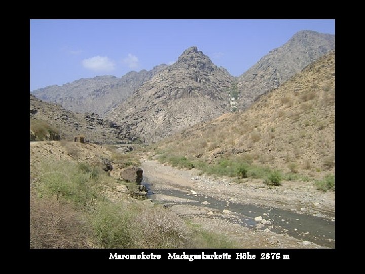 Maromokotro Madagaskarkette Höhe 2876 m 