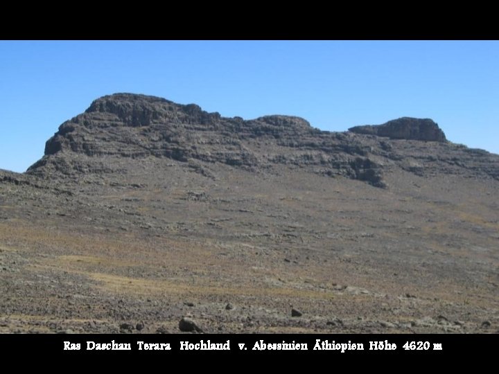 Ras Daschan Terara Hochland v. Abessinien Äthiopien Höhe 4620 m 