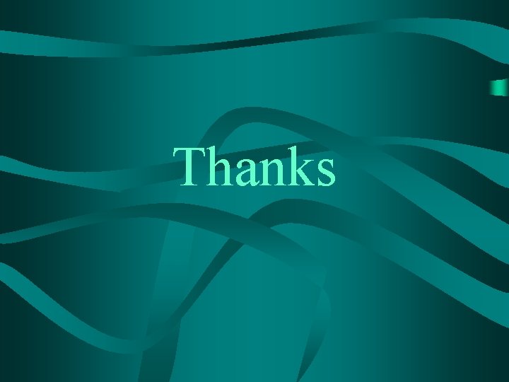 Thanks 