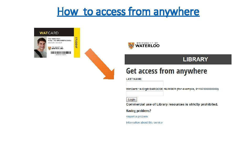 How to access from anywhere 