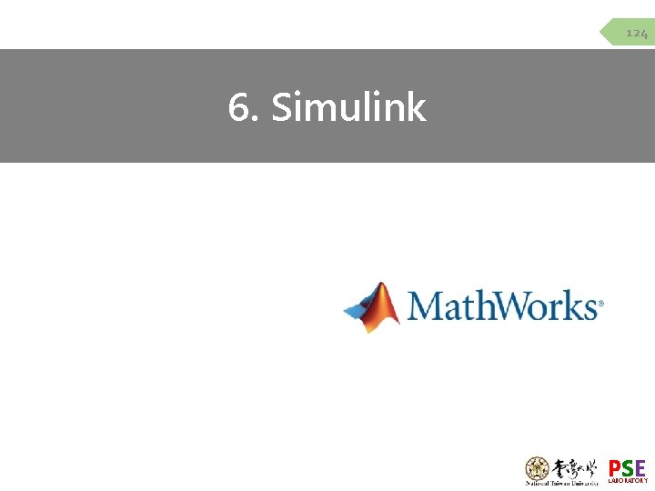 124 6. Simulink PSE LABORATORY 