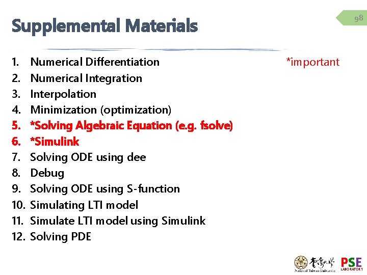 98 Supplemental Materials 1. 2. 3. 4. 5. 6. 7. 8. 9. 10. 11. 98 Supplemental Materials 1. 2. 3. 4. 5. 6. 7. 8. 9. 10. 11.