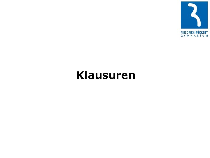 Klausuren 