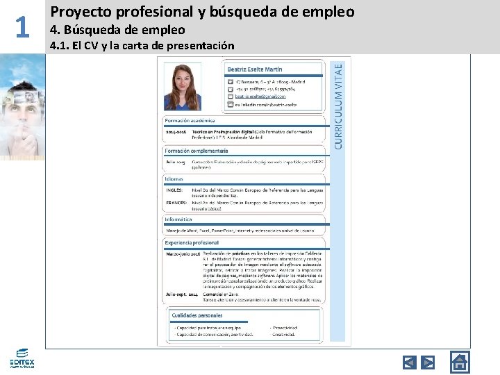 1 Proyecto profesional y búsqueda de empleo 4. Búsqueda de empleo 4. 1. El