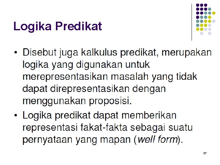 Logika Predikat 57 