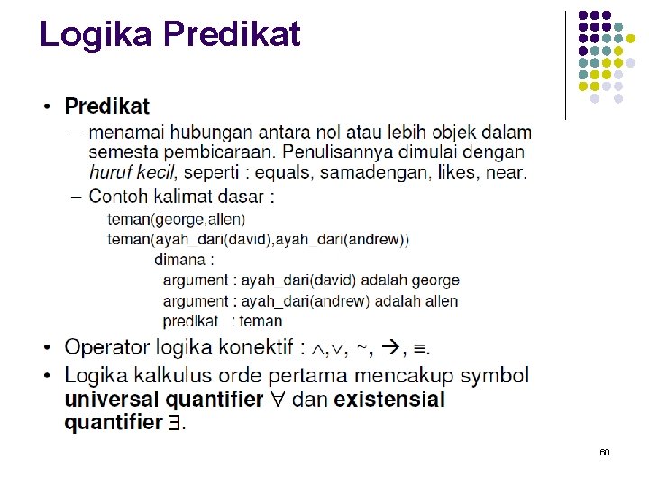 Logika Predikat 60 