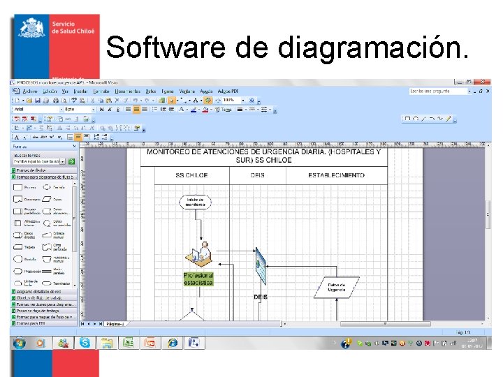 Software de diagramación. 