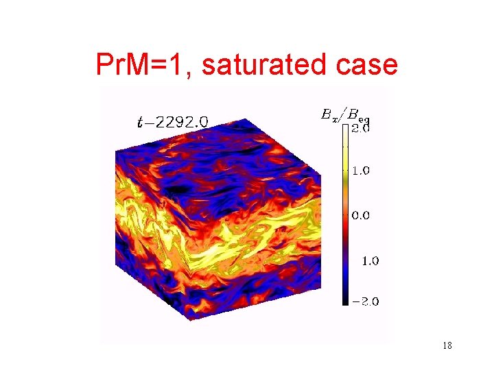 Pr. M=1, saturated case 18 