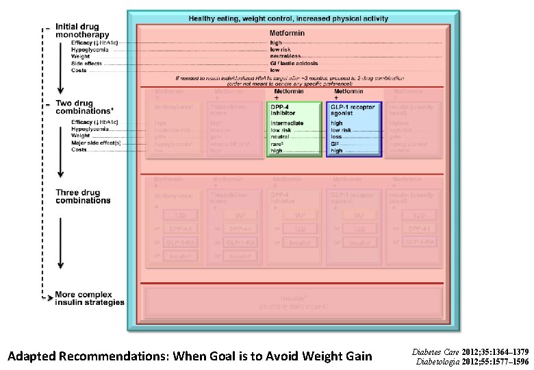 Adapted Recommendations: When Goal is to Avoid Weight Gain Diabetes Care 2012; 35: 1364–