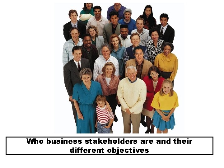 The. Who impact business of competition stakeholders on business are and their decision different