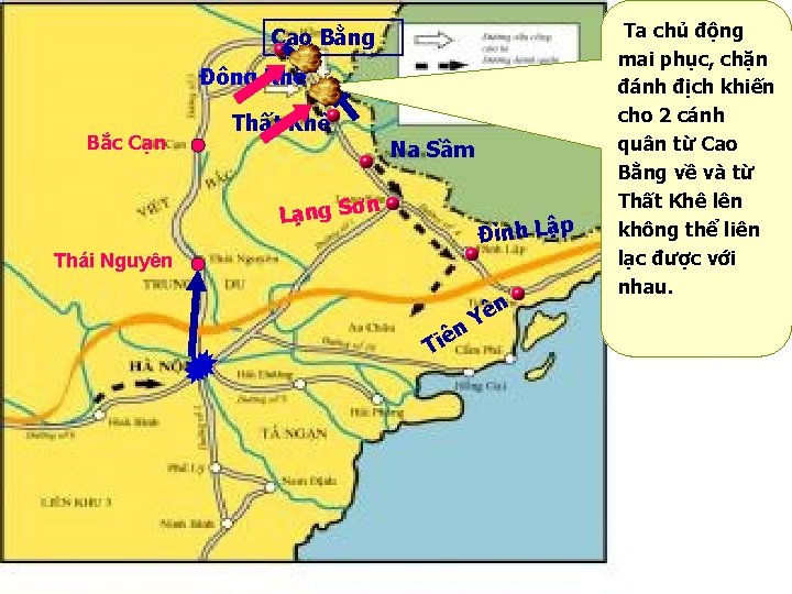 Cao Bằng Đông Khê Bắc Cạn Thất Khê Na Sầm Lạng Sơn Đình Lập