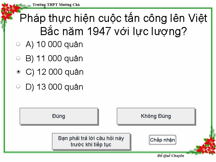 Pháp thực hiện cuộc tấn công lên Việt Bắc năm 1947 với lực lượng?