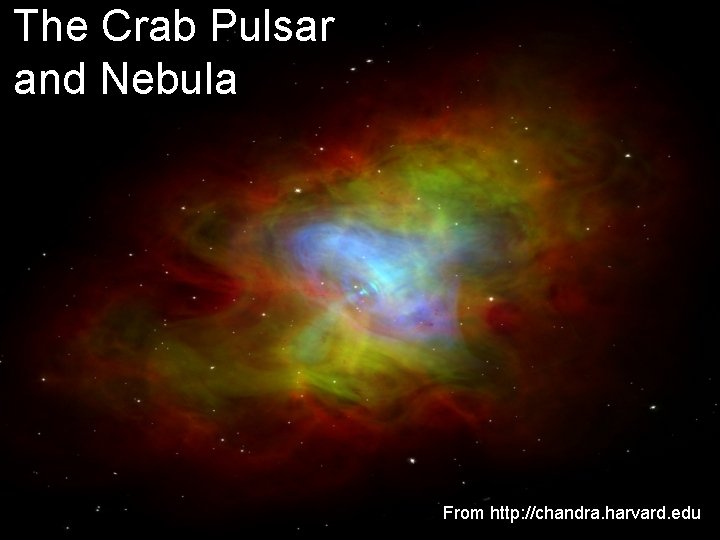 The Crab Pulsar and Nebula From http: //chandra. harvard. edu 