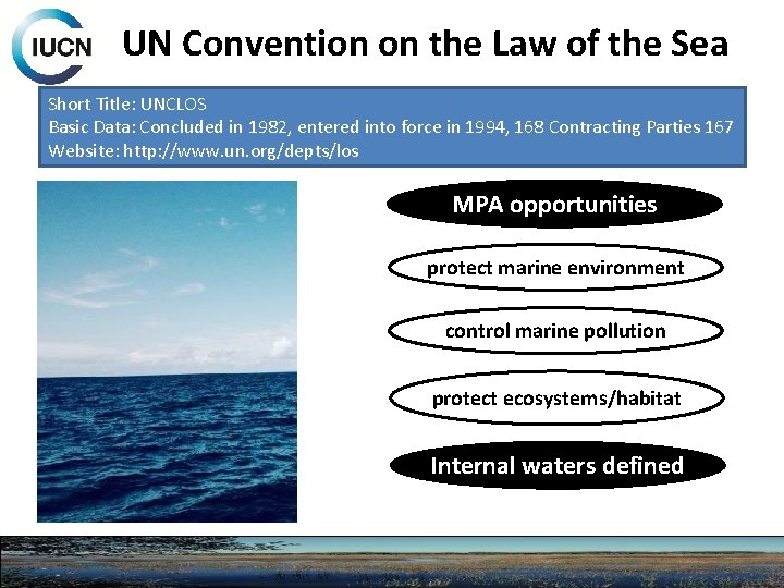 UN Convention on the Law of the Sea Short Title: UNCLOS Basic Data: Concluded