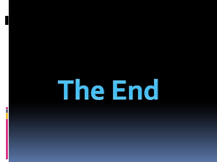 The End 