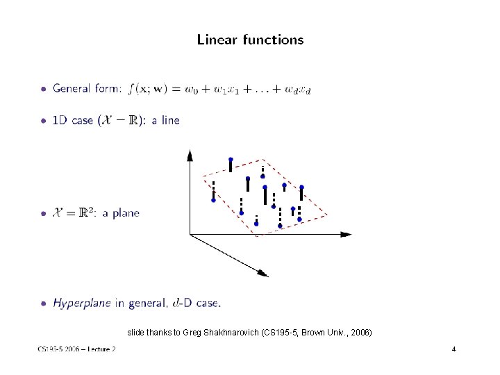 slide thanks to Greg Shakhnarovich (CS 195 -5, Brown Univ. , 2006) Jeff Howbert