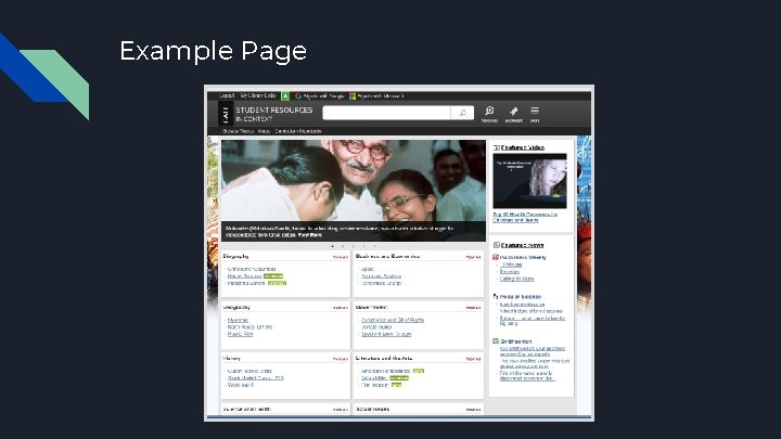 Example Page 