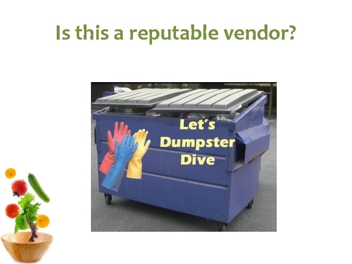 Is this a reputable vendor? 