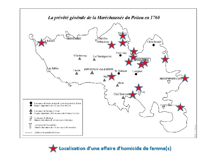 Localisation d’une affaire d’homicide de femme(s) 