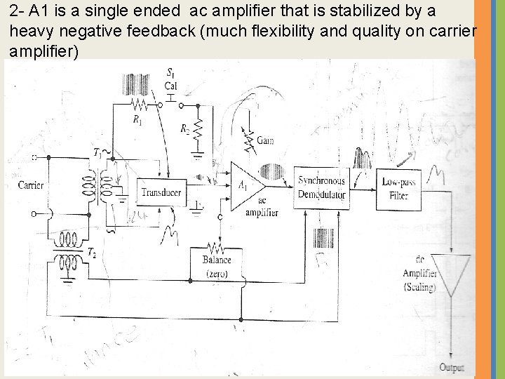 2 - A 1 is a single ended ac amplifier that is stabilized by