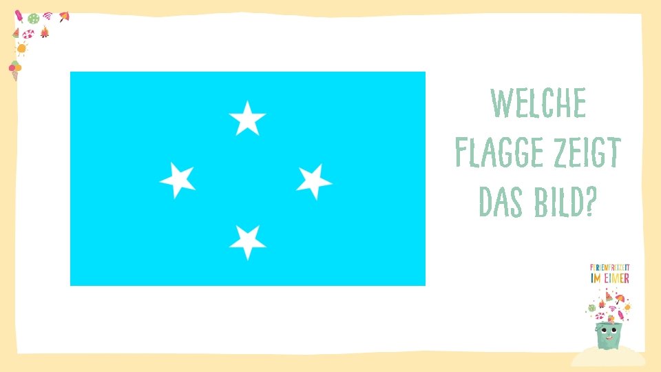 Welche Flagge zeigt das Bild? 