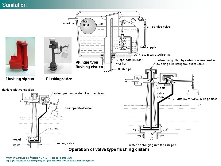 Sanitation overflow ball float service valve Inlet supply stainless steel spring Plunger type flushing