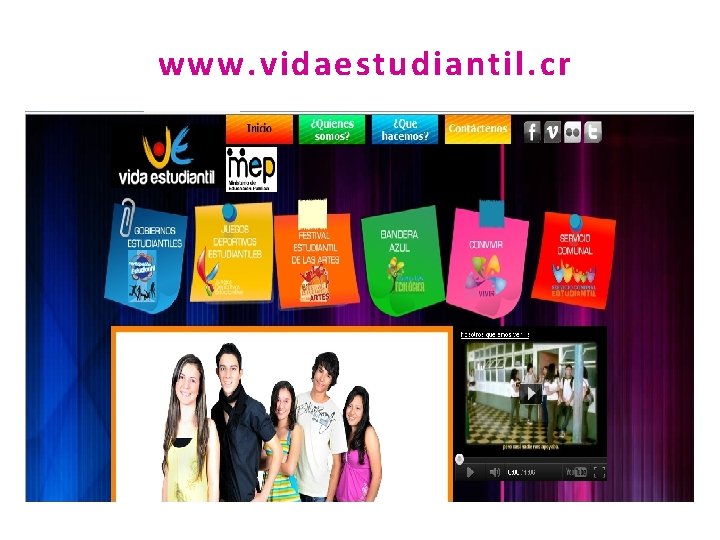 www. vidaestudiantil. cr 