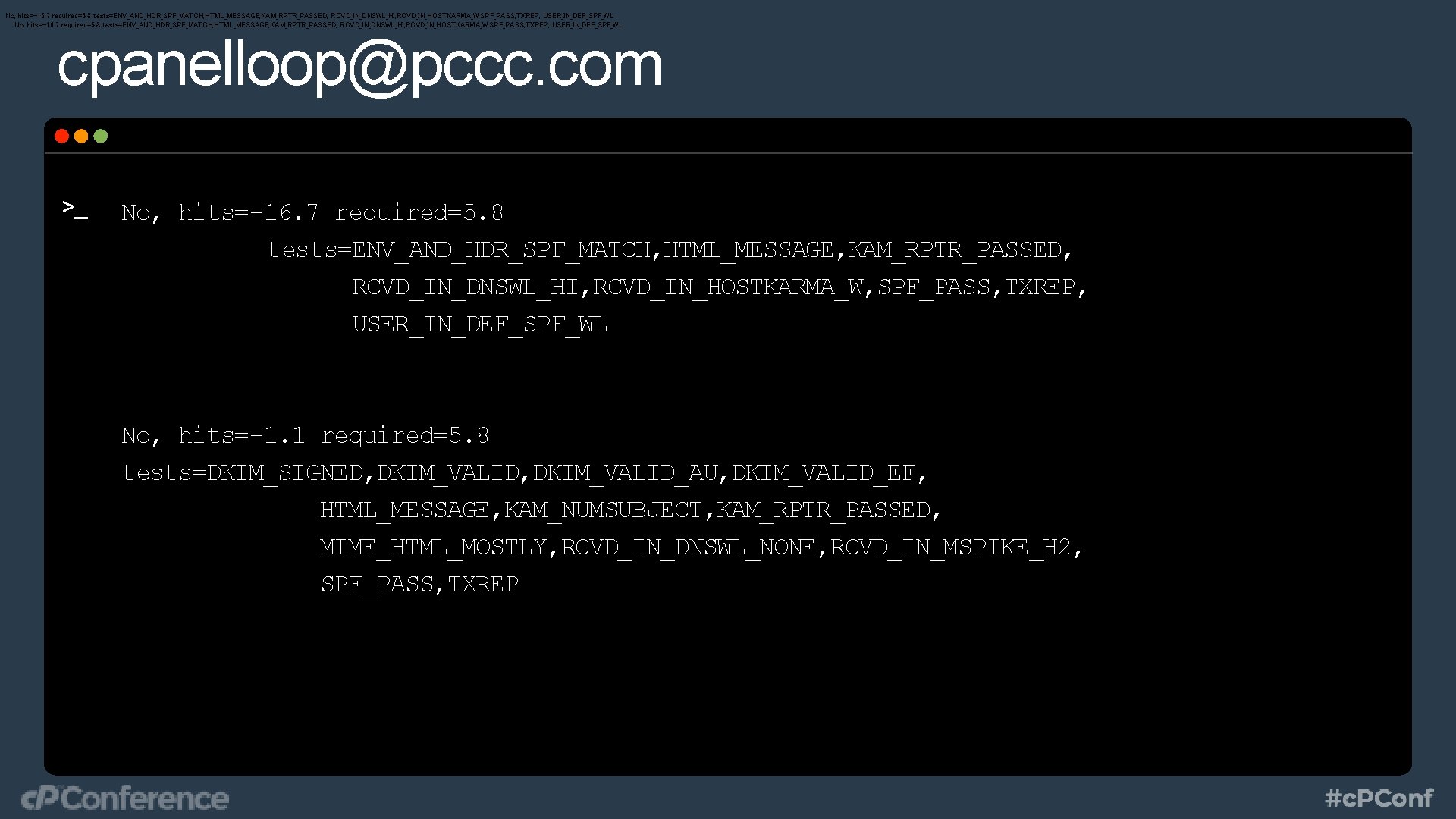  No, hits=-16. 7 required=5. 8 tests=ENV_AND_HDR_SPF_MATCH, HTML_MESSAGE, KAM_RPTR_PASSED, RCVD_IN_DNSWL_HI, RCVD_IN_HOSTKARMA_W, SPF_PASS, TXREP, USER_IN_DEF_SPF_WL