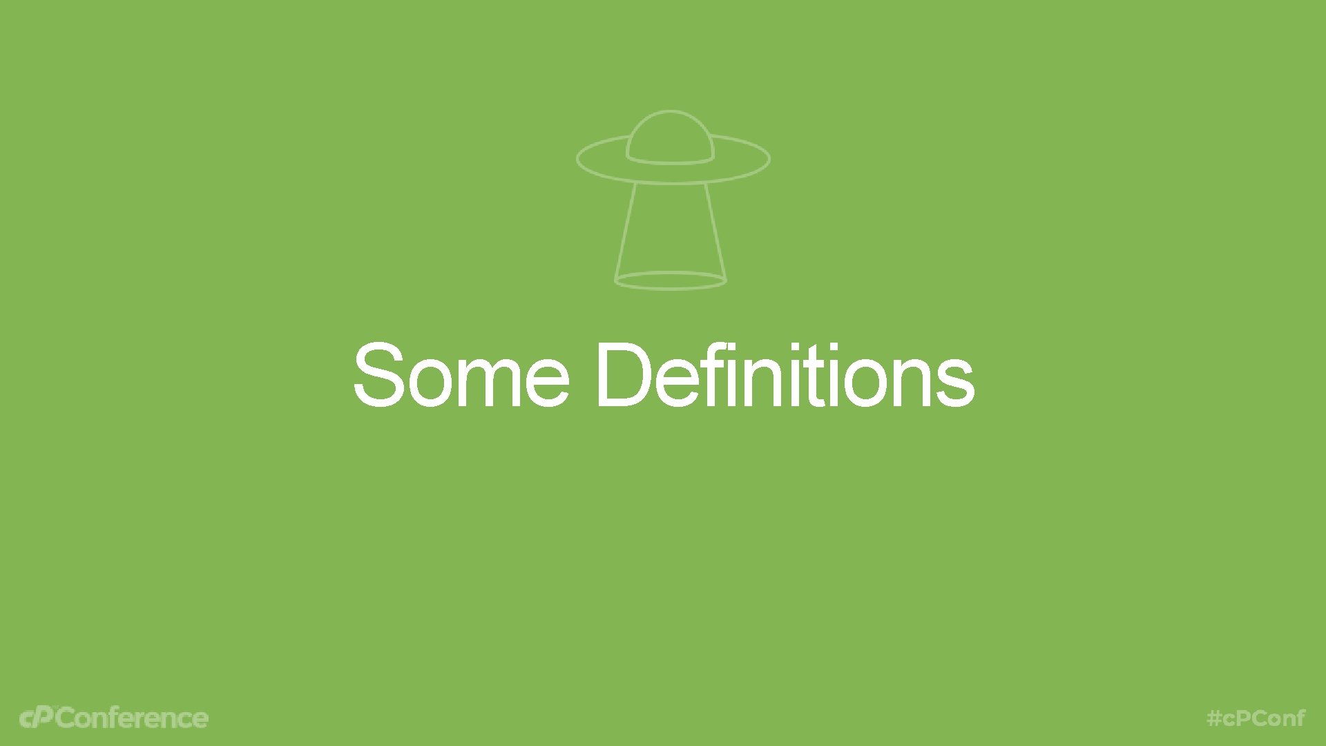 Some Definitions 