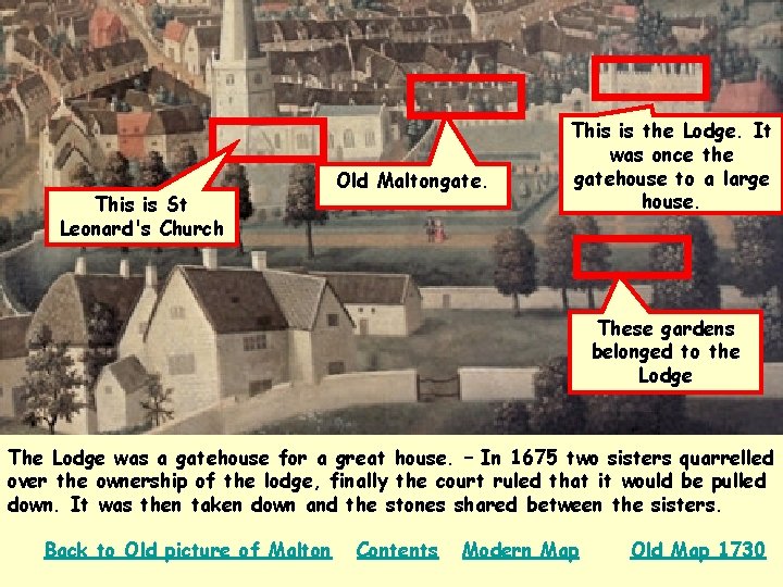 This is St Leonard's Church Old Maltongate. This is the Lodge. It was once