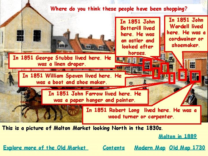 Where do you think these people have been shopping? In 1851 George Stubbs lived