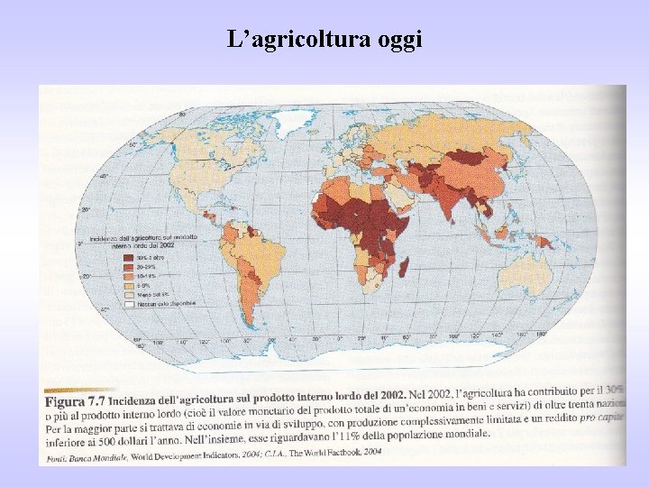 L’agricoltura oggi 