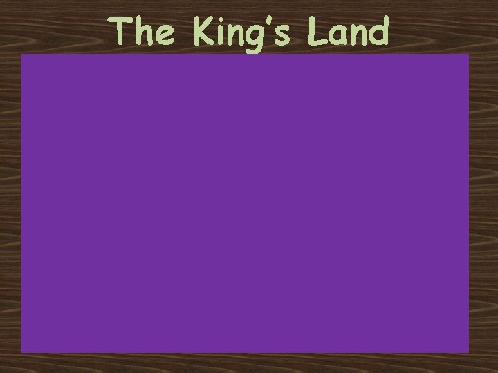 The King’s Land 