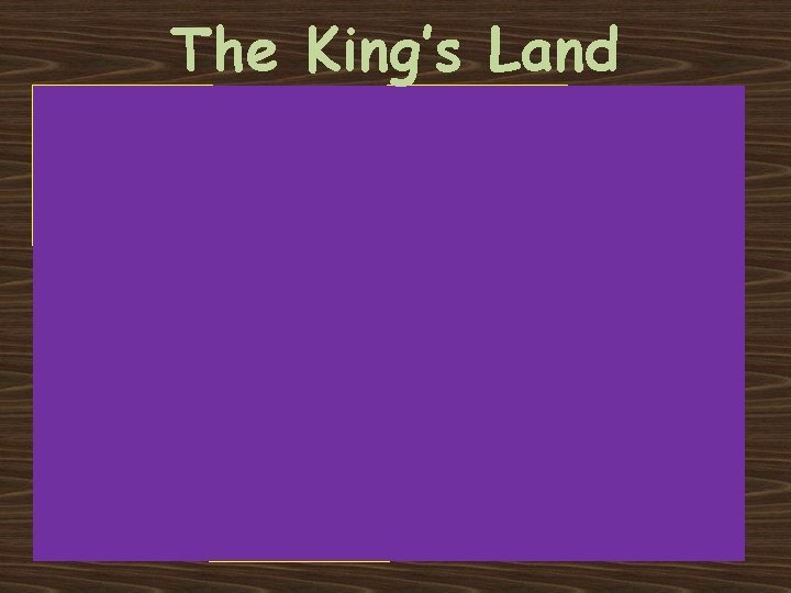 The King’s Land Vassal 