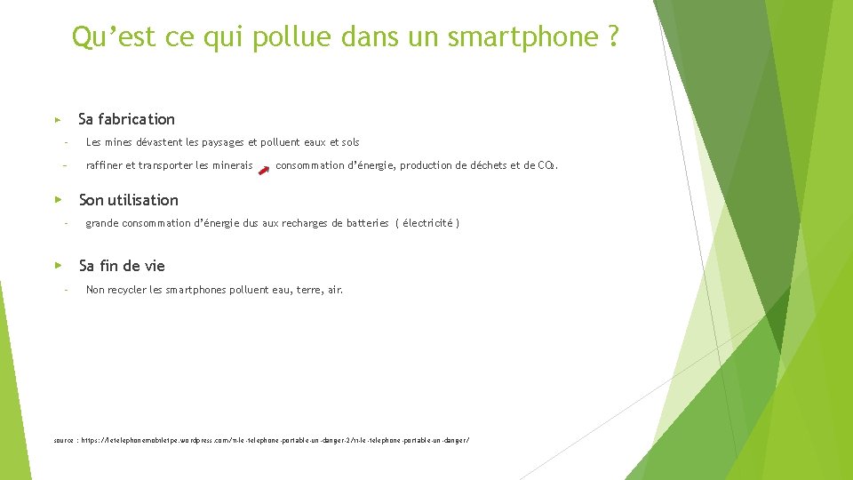 Qu’est ce qui pollue dans un smartphone ? Sa fabrication ▶ - Les mines