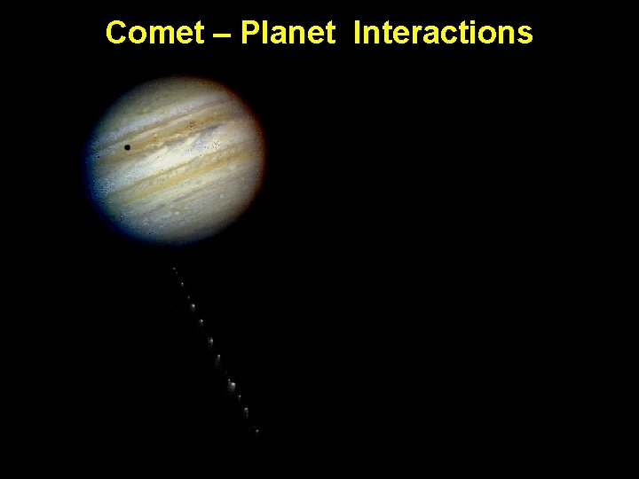 Comet – Planet Interactions 