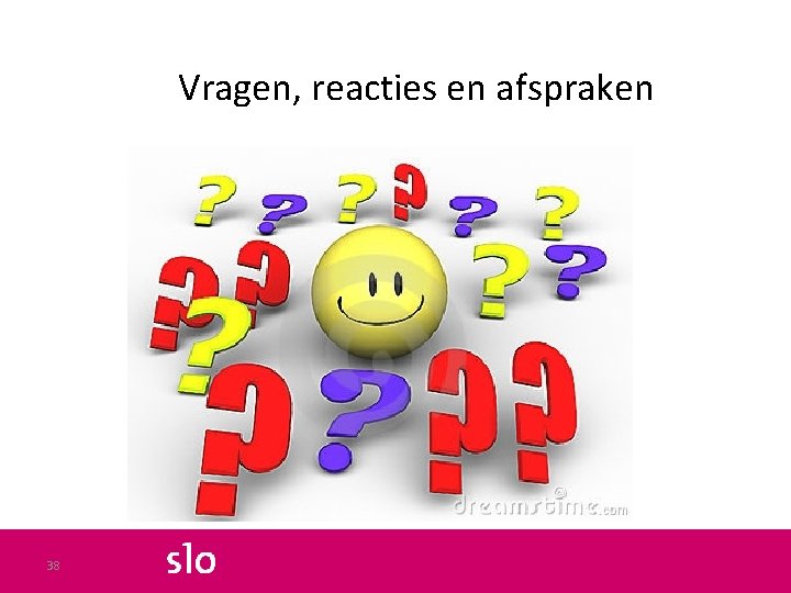 Vragen, reacties en afspraken 38 