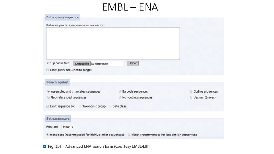 EMBL – ENA EMBL – ENA