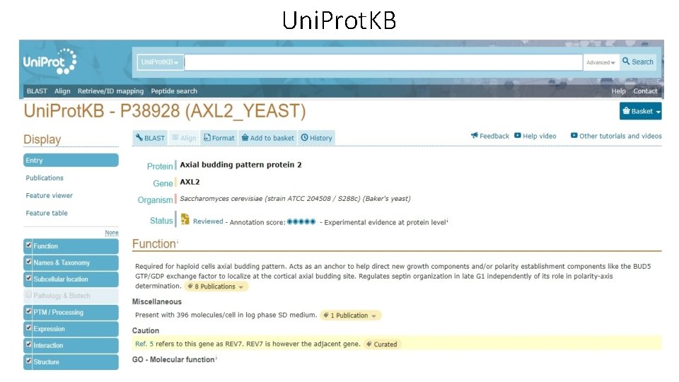 Uni. Prot. KB Uni. Prot. KB