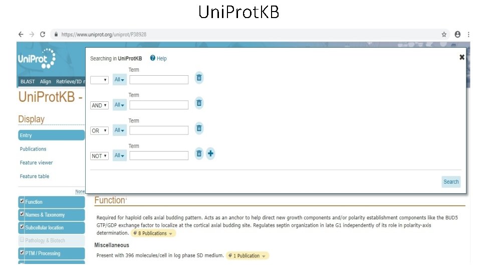 Uni. Prot. KB Uni. Prot. KB