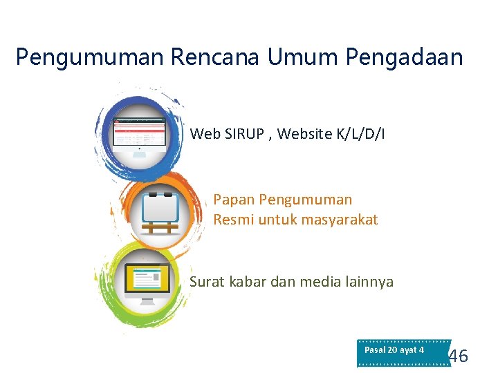 Pengumuman Rencana Umum Pengadaan Web SIRUP , Website K/L/D/I Papan Pengumuman Resmi untuk masyarakat